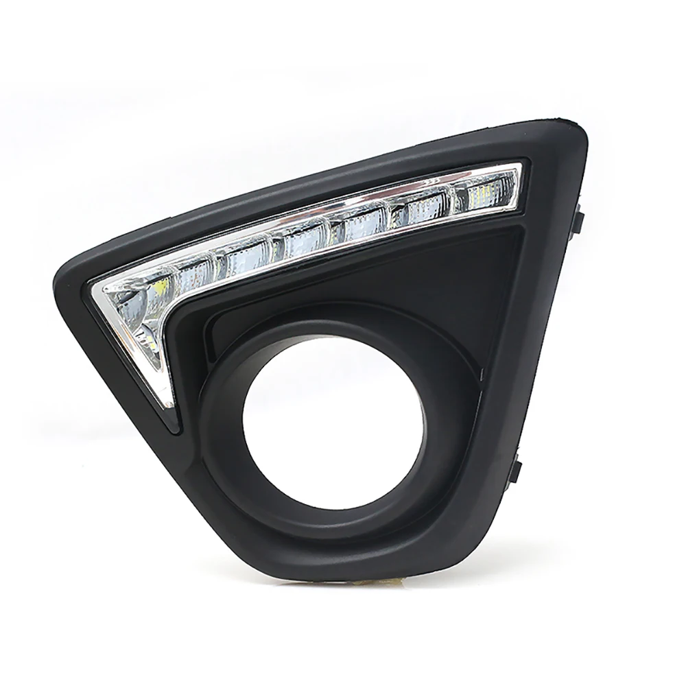 Автомобильный светодиодный DRL дневные ходовые огни дневной свет с черным матовым