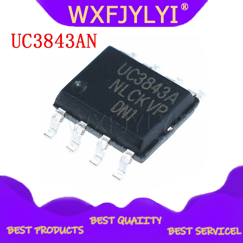 10 шт./лот Новый UC3843AN UC3843 3843B UC3843A 3843A SOP-8 контроллер питания переключателя IC
