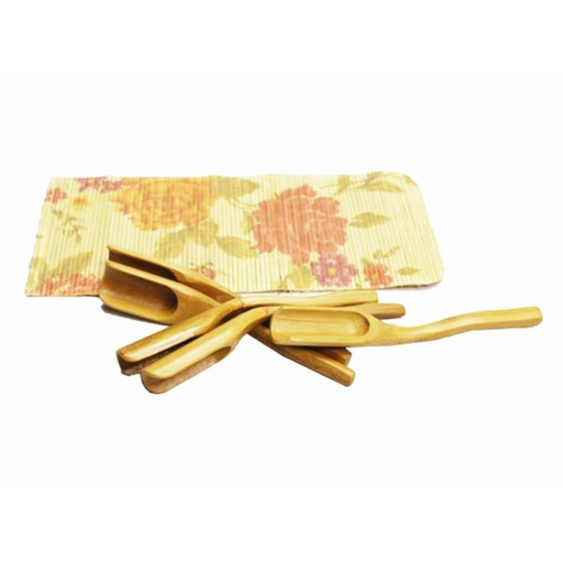 Ручная бамбуковая чайная ложка китайская кунг фу черный зеленый чай Лопата