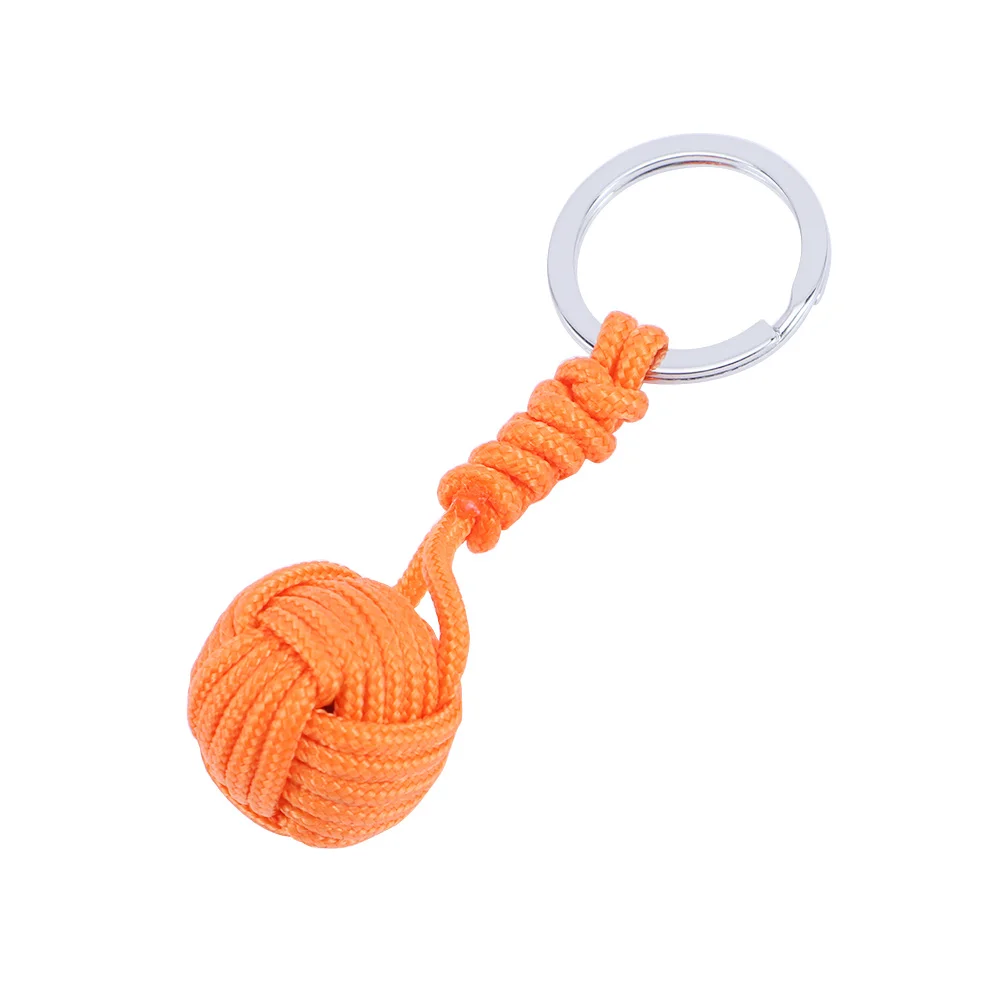 New Woven Paracord Lanyard Keychain Outdoor Survival Tactical Military Parachute Rope Cord Ball Pendant Keyring key chain | Украшения и