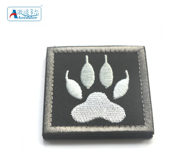 Новые продукты K9 собачья лапа крест-накрест ноги кости боевой на липучке армейская собака липучка плечо эмблема собака
