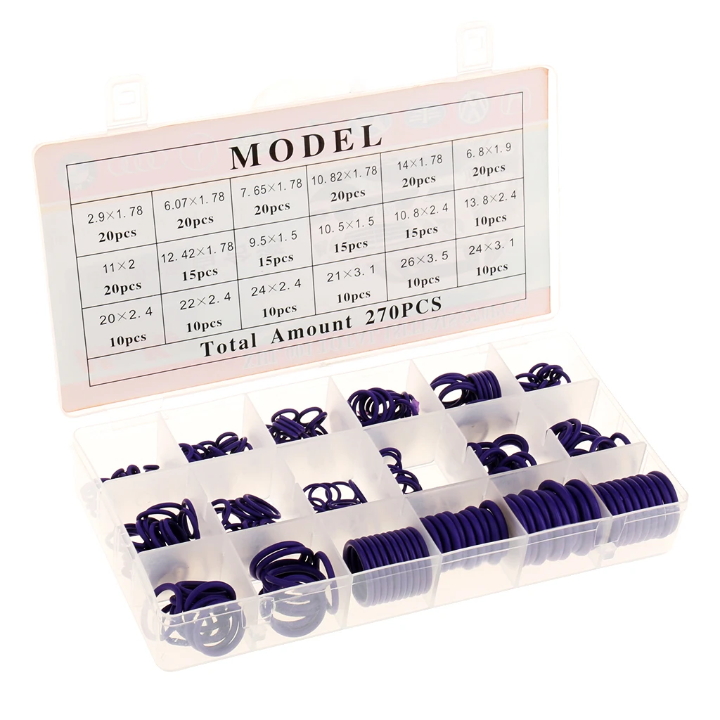 Резиновое уплотнительное кольцо для кондиционера автомобиля HNBR 270 шт. |