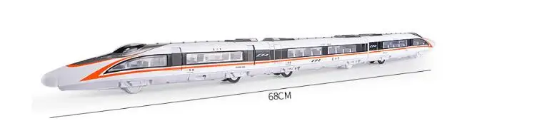 Kaiwei Meisheng сплав Fuxing HSR Игрушечная модель поезда со звуком светильник может