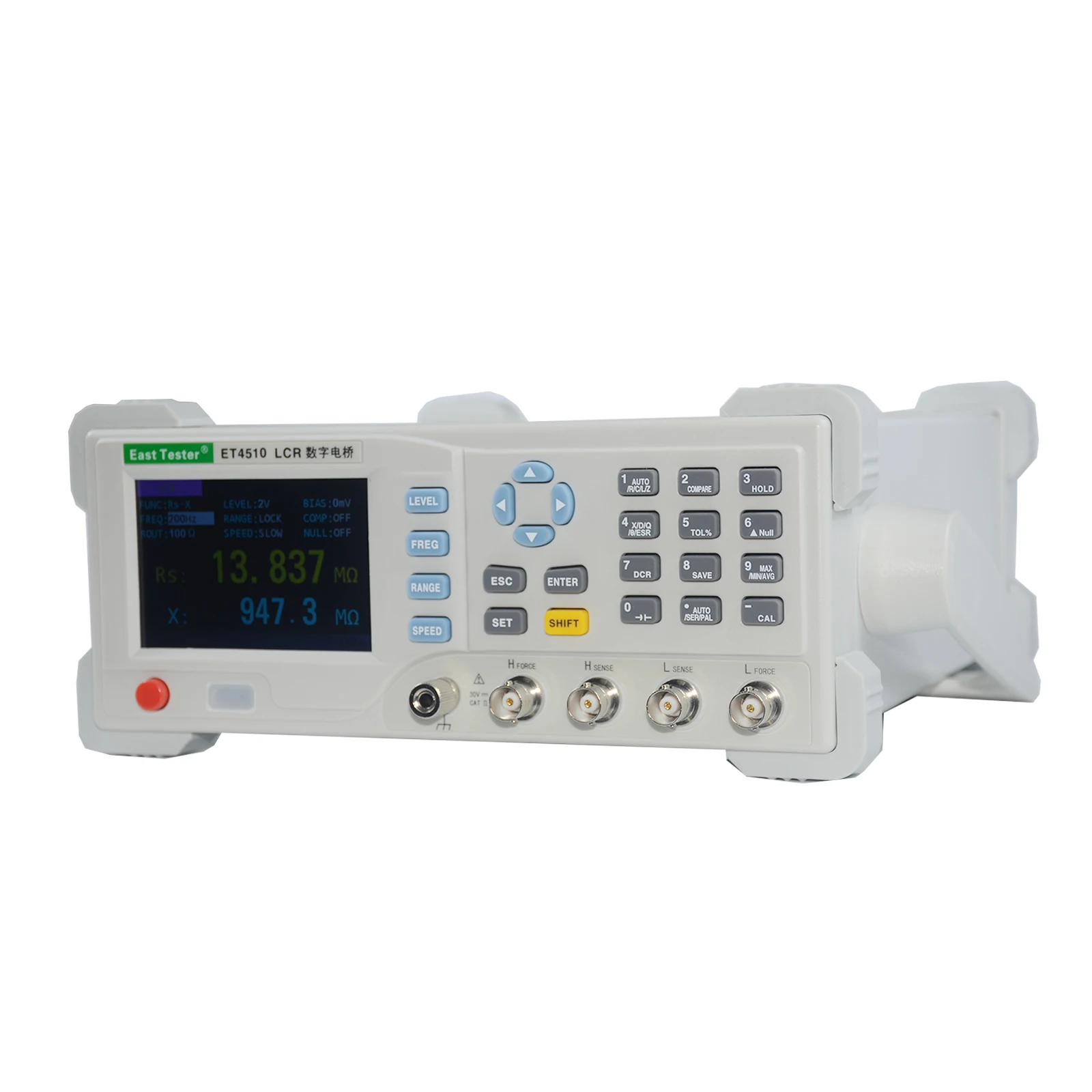 

ET4510 Desktop LCR Tester Capacitance Inductance Meter LCR Meter for Testing 10Hz-100KHz Frequency