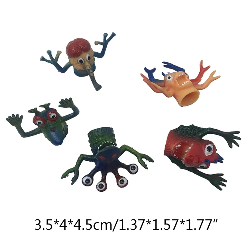 

50LE Cute Monsters Hands Puppets Childrens Doll Preschool Toys for Little Babies