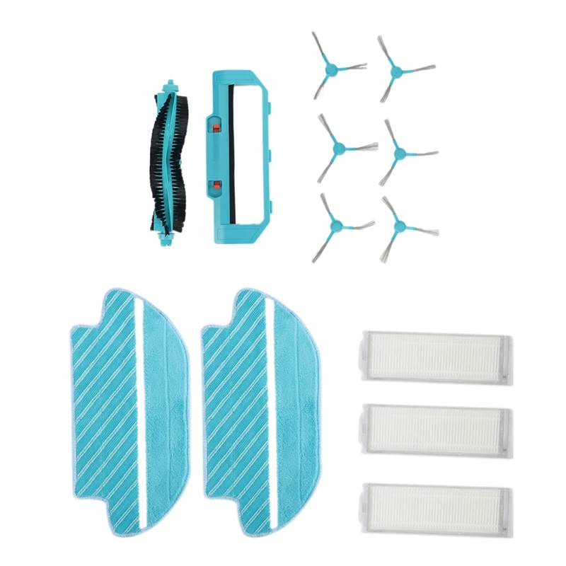 

For Conga 3290 3490 3690 , Proscenic M6 Pro , Viomi V2 Pro V3 Robot Vacuum Cleaner Main Brush Side Brush HEPA Filter