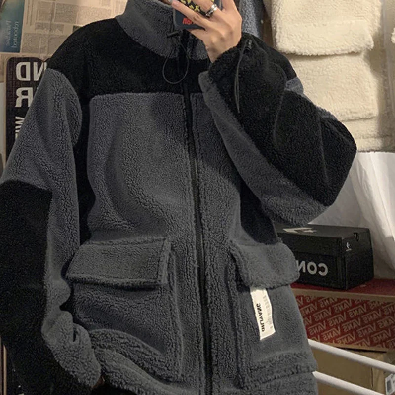 2021 осенне-зимняя кашемировая куртка на молнии с высоким воротником свитер пальто