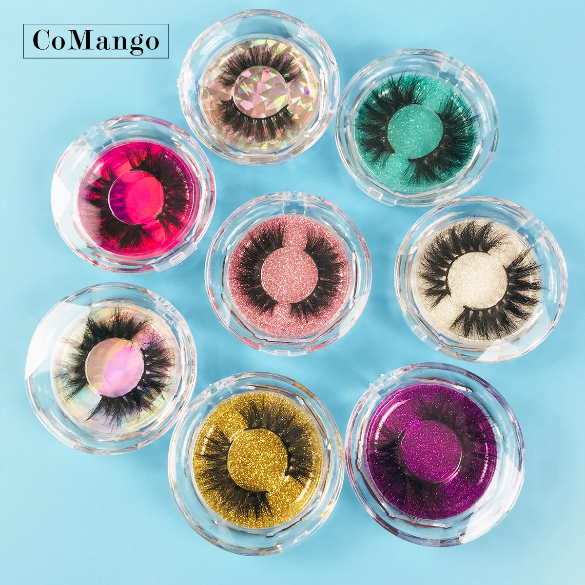 

CoMango Wholesale False Eyelash Lashes 5D Mink Lash Cilios Dramatic Messy Eyelashes Reusable Natural 5-200 pairs Bulk