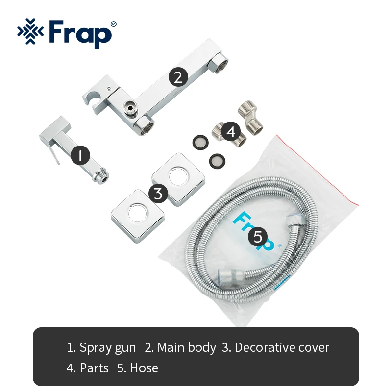 Frap Brass Single Cold & hot Water Corner Valve Bidet faucets Function square Hand Shower Head Tap Crane for woman F7511 |