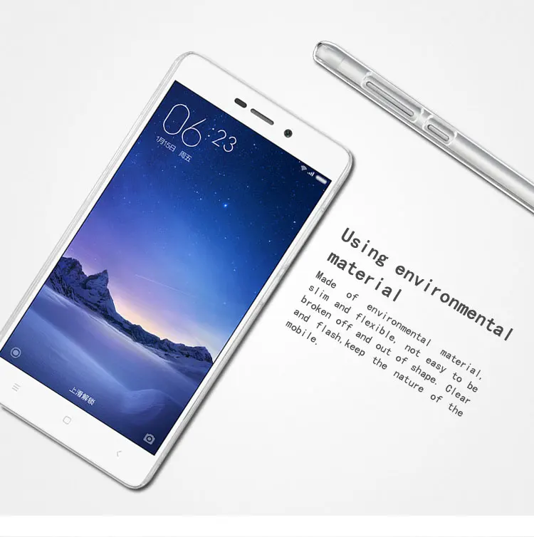 IMAK для Xiaomi Redmi 3 Чехол прозрачный Кристалл II твердый пластиковый чехол на заднюю панель чехол для Xiaomi Redmi 3