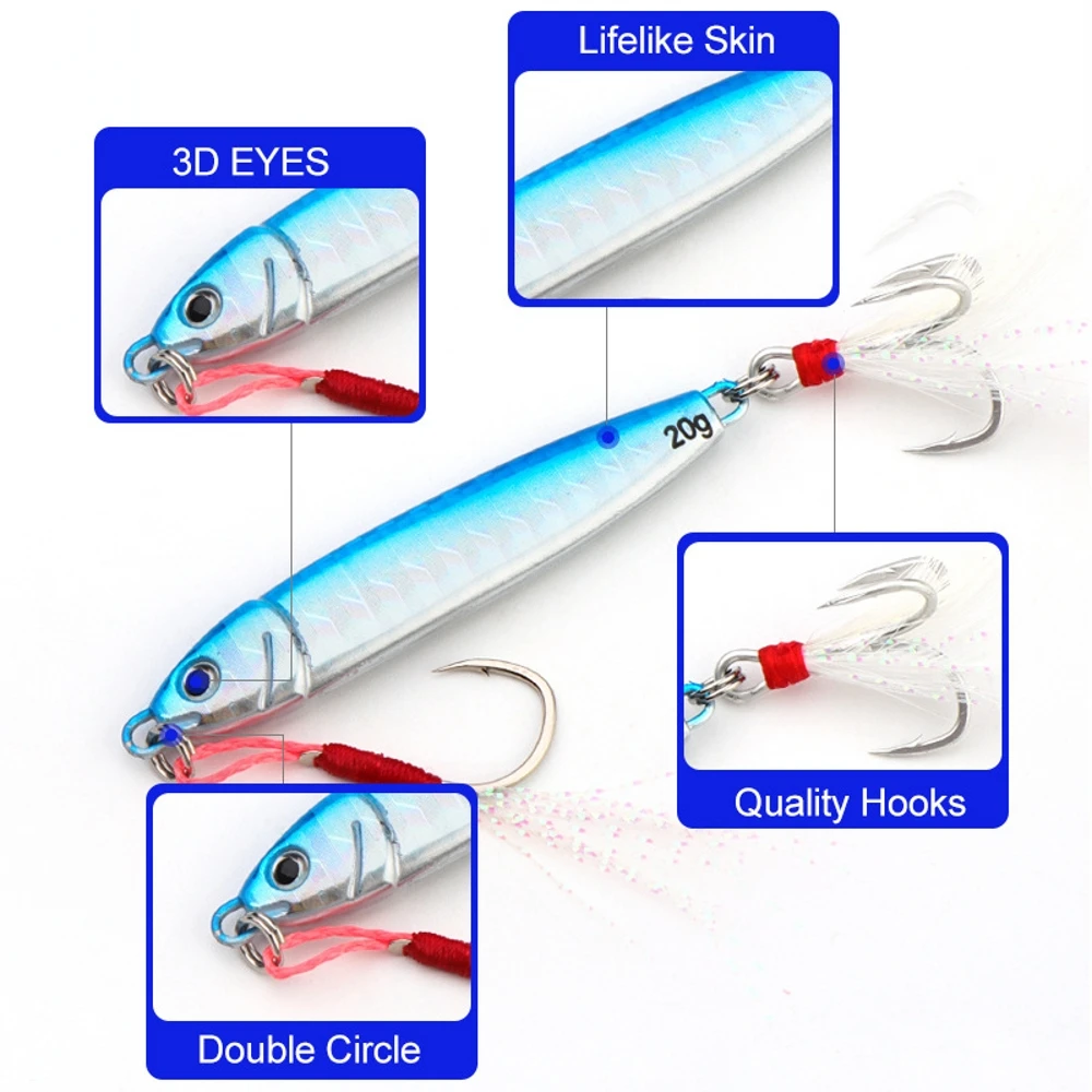 New micro jig Metal Jig Spoon 10G 15G 20G30G Shore Casting Jigging Lead Fish Sea Bass Fishing Lure Artificial Bait Tackle | Спорт и