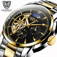 zegarek meski 2019 new arrival top brand luxury business style two eyes five pin design decoration men quartz watch reloj hombre