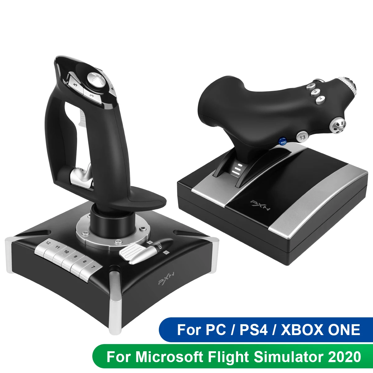 

PXN-2119PRO Flight Stick Joystick USB Simulator Flight Controller Joystick Gamepad Gaming Dual-Vibration For PC/PS4/XBOX ONE