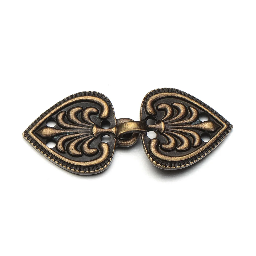 1-Antique Bronze Модные Ретро Стразы цветочный кардиган клип Брошь для шали утка зажим застежки свитер блузка булавка рубашка воротник ювелирные изделия Шарм подарок - Окраска металла: 1-Antique Bronze