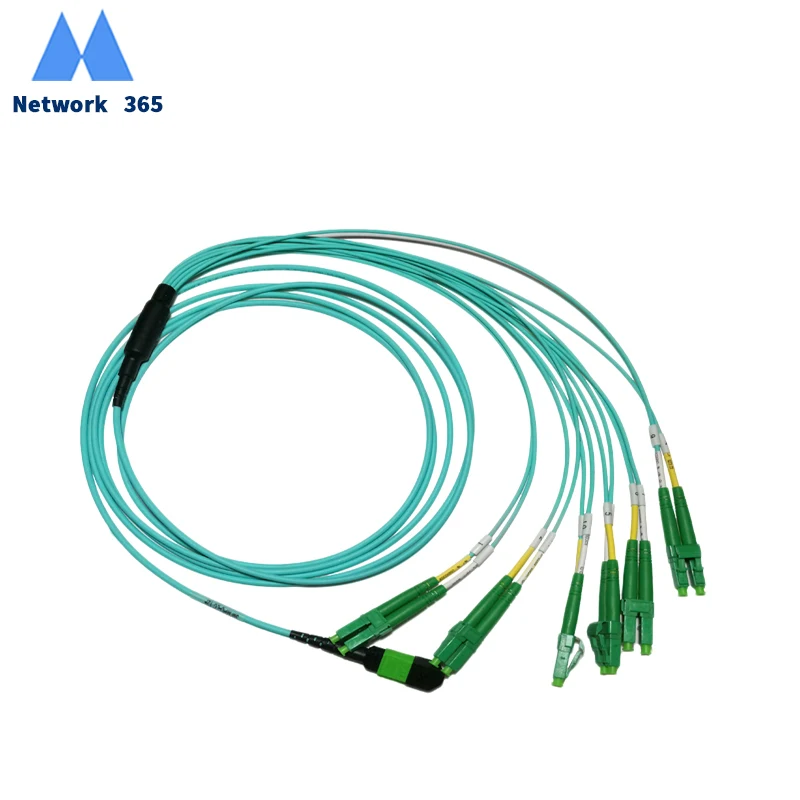 MPO/APC LC/APC 12 ядер MPO Многомодовые Волоконно оптические соединительные кабели 3 м