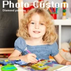 Набор для алмазной живописи с фото на заказ, персонализированные наборы для алмазной живописи для детей и взрослых, сделай сам, 5D полное сверло, домашний декор на стену, свадьбу, частные подарки