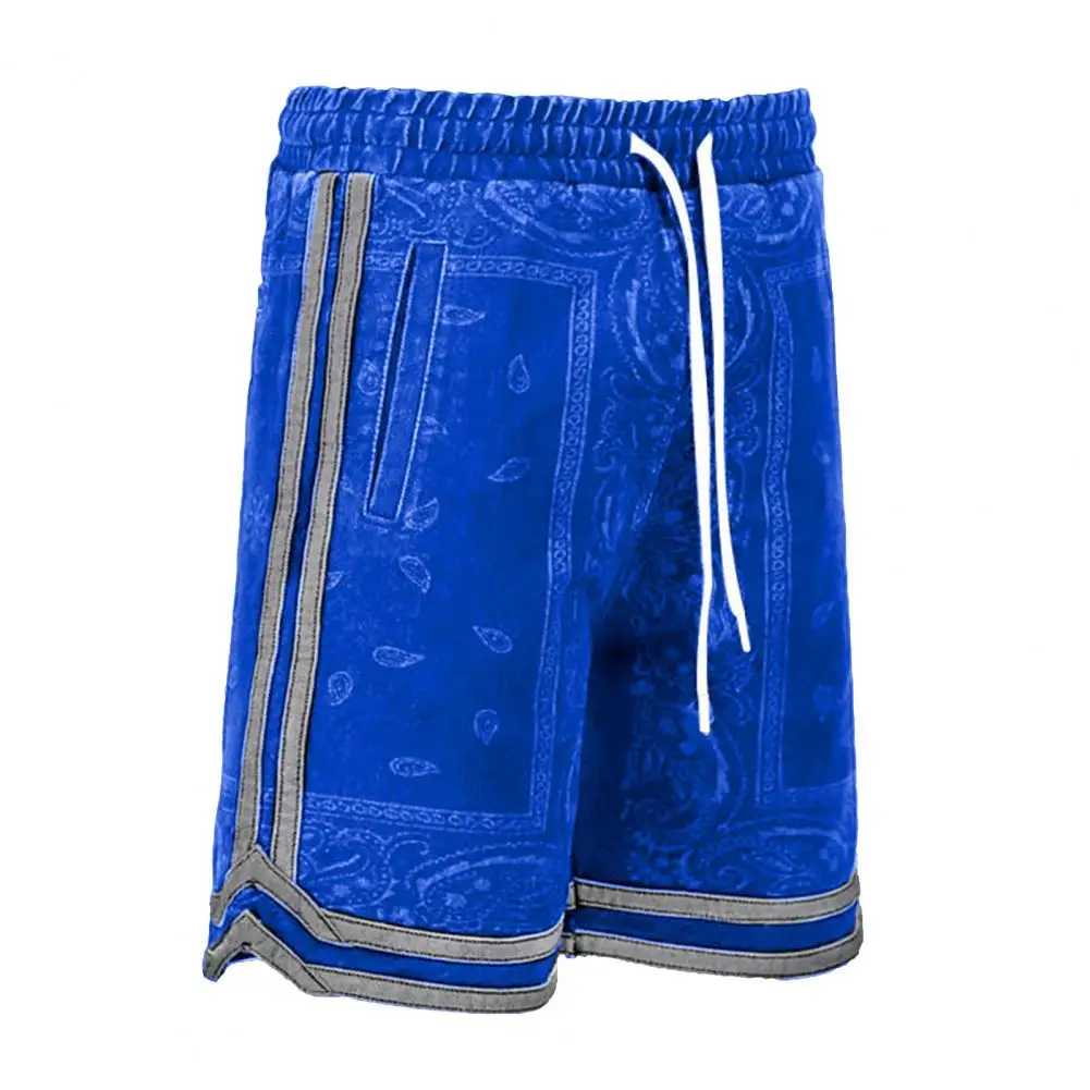 

Cashew Flowers Print Casual Shorts Men Summer Loose Joggers Shorts Men Drawstring Shorts Fifth Pants Mens Shorts short homme