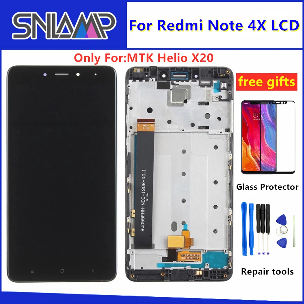 AAA качественный ЖК дисплей + рамка для Xiaomi Redmi Note 4X экран Note4X версия только MTK Helio