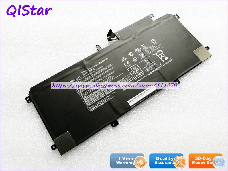 QISTAR 11,4 V 45Wh подлинный C31N1411 A32RG50 Аккумулятор для ноутбука Asus ASUSROG G501 G501J G501JW серии ноутбук компьютер