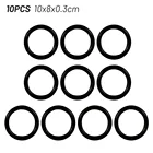 Уплотнительное кольцо 10x8x0,3 см для Karcher SC, насадка для шланга, запасное уплотнительное кольцо, силиконовая шайба, сантехническое уплотнение, сантехническое уплотнение, резиновые кольца 1,8 мм