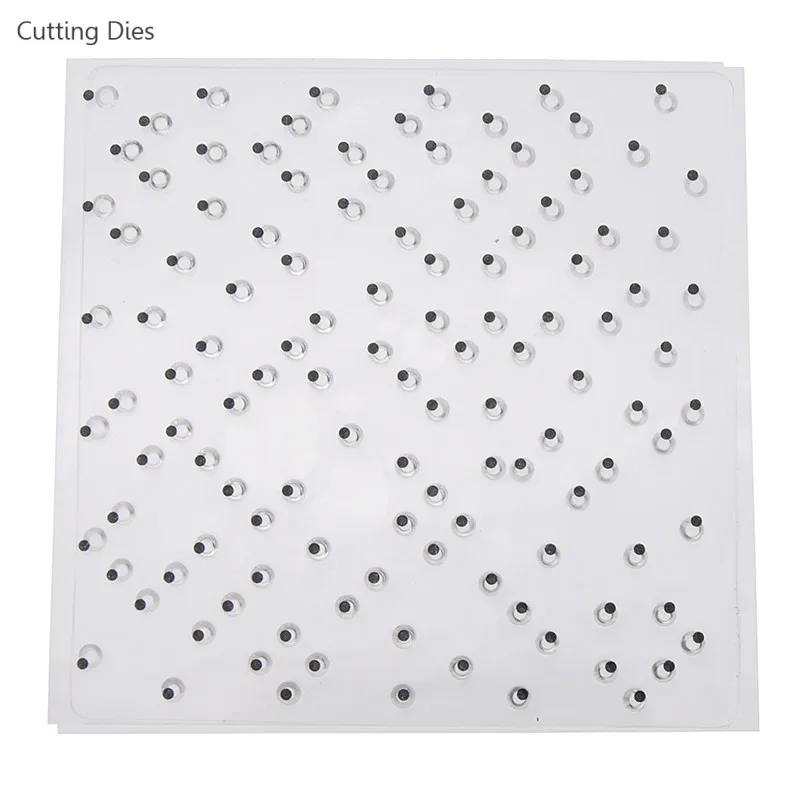 Прозрачные марки с маленькими круглыми точками для скрапбукинга своими руками