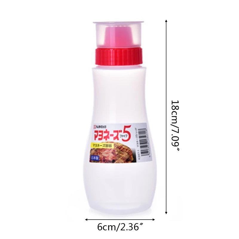 

5 pcs Salad Dressing Squeeze Bottle Vinegar Oil Ketchup Mustard Dispenser 380ml Sauce Bottle Dispenser Condiment Dispenser