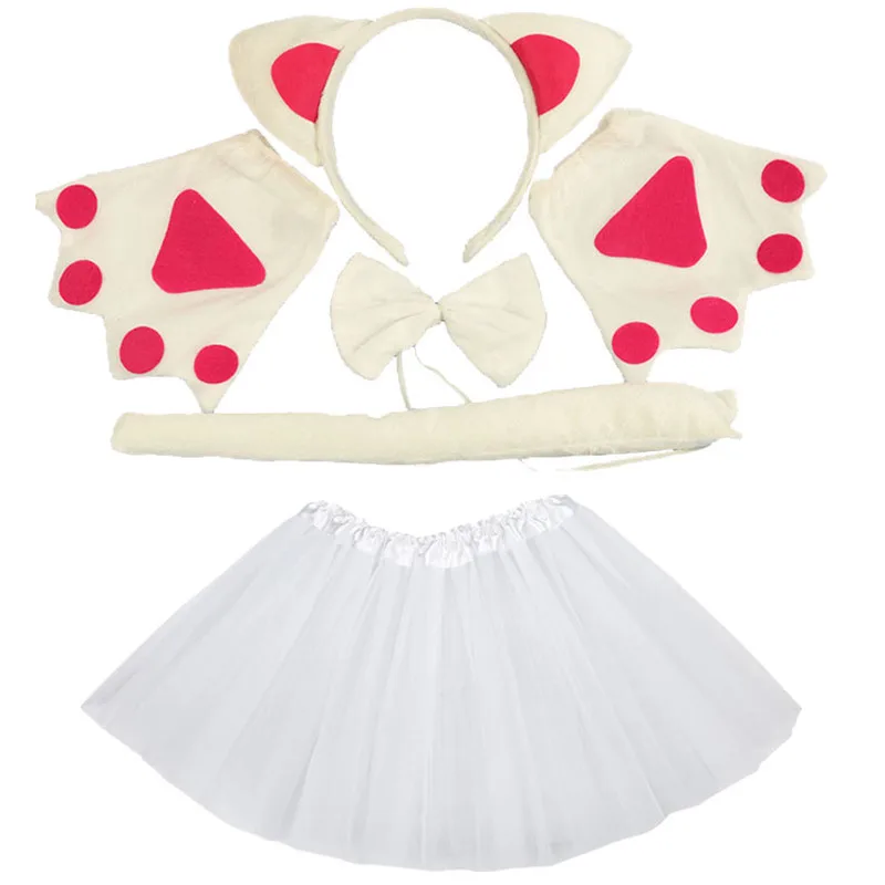 Женский костюм для костюмированной вечеринки с изображением кота лисы животных