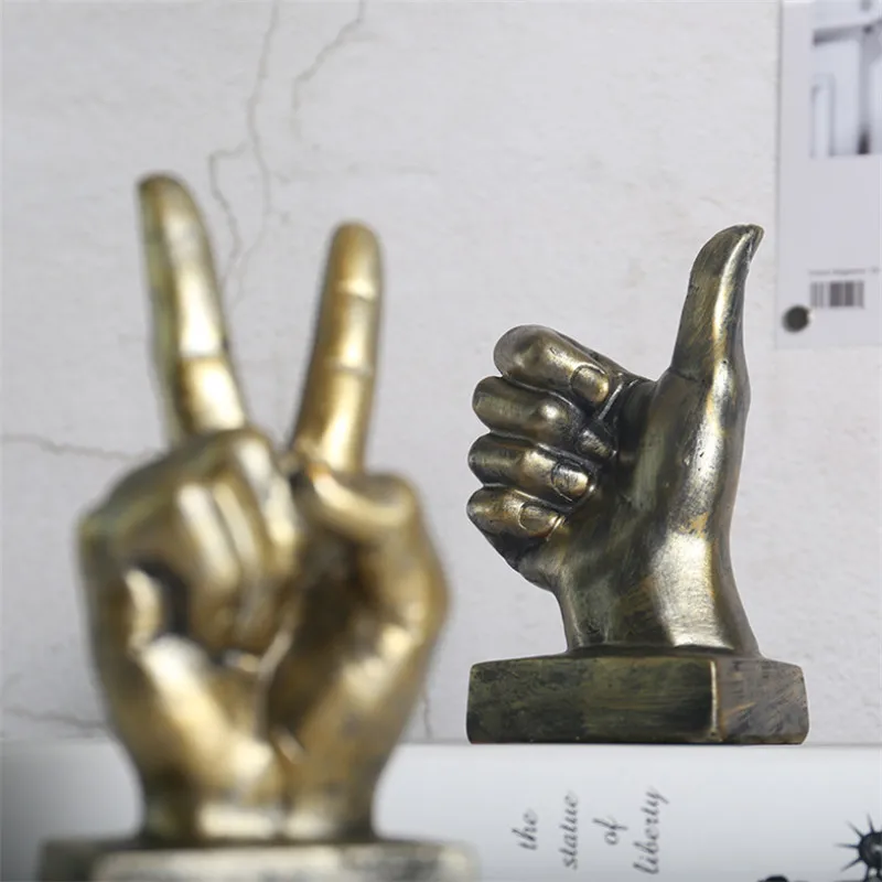 Европейские полимерные статуэтки на палец в стиле ретро офисные настольные