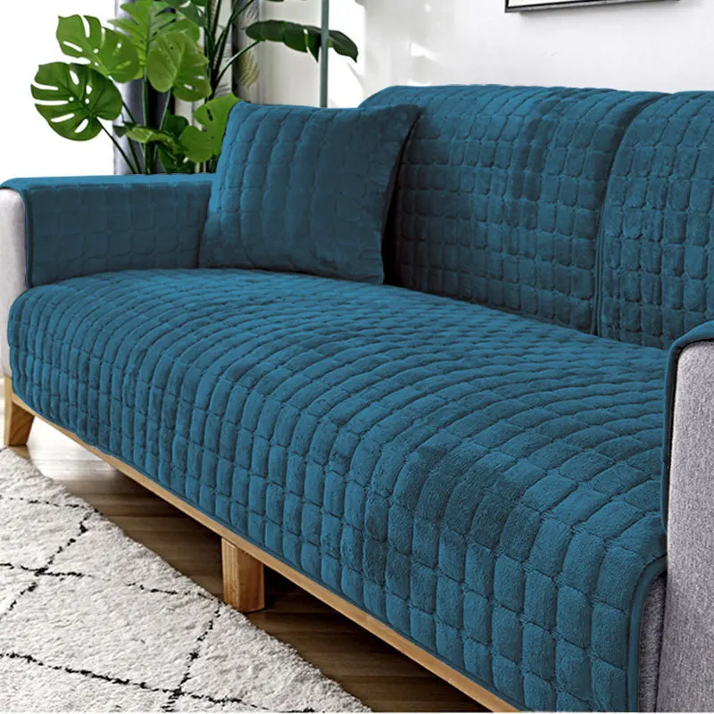 

Nordic Minimalist Sofa Cover Four Seasons General Non-slip Sofa Cover Four Seasons Sofa Cushion Protective Cover Thickened Sofa