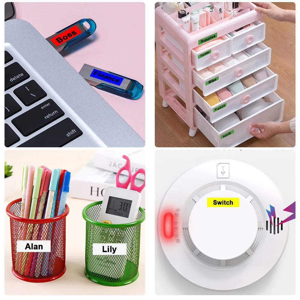 Absoonic 2PK для DYMO 91204 Label Maker черный на зеленом 12 мм ленточном кассете совместимый LT 100H