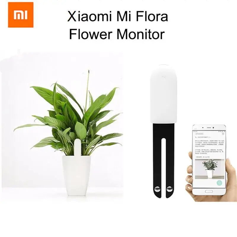 Смарт Датчик Xiaomi Mi Flora Monitor умный детектор цветов для ухода за растениями травой