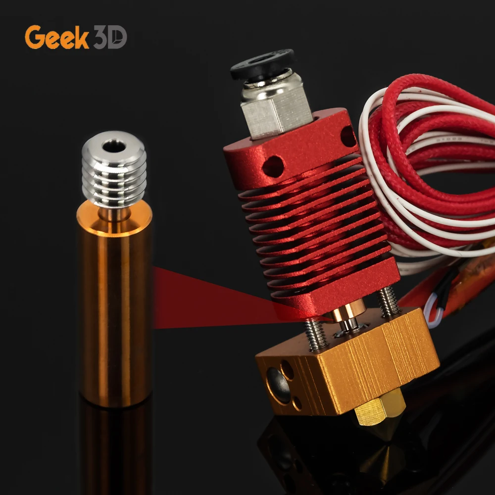 Новинка двухметаллический Тепловой разрыв Ender3 CR10 из титанового сплава для ENDER 5/3