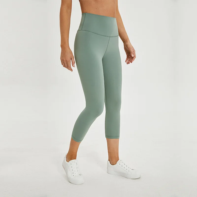 

Jocelyn Katrina 2.0 Buttery-soft Naked-Feel Athletic Fitness Cpari Pants Women Four-way Stretchy Gym Yoga Sport Cropped Tights