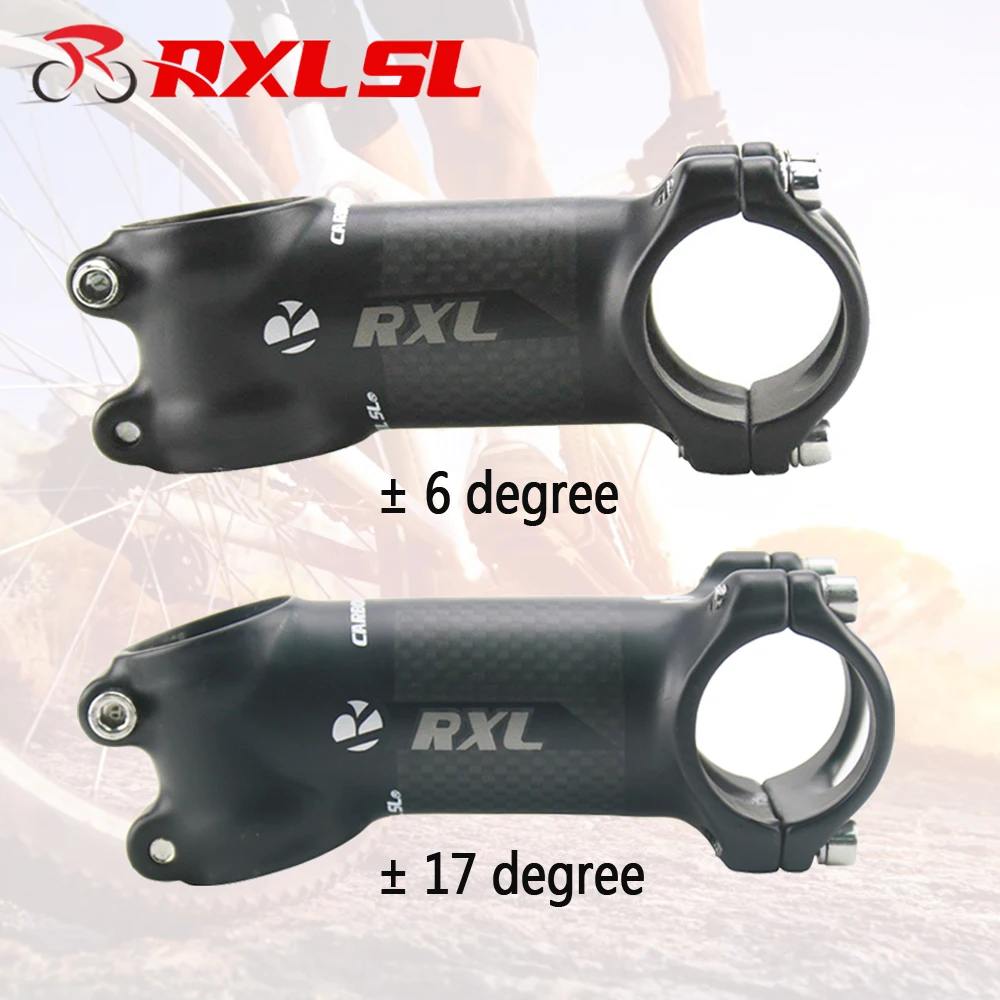 RXL SL 1 1/8 &quotАлюминиевый сплав посылка из углерода велосипед Stem 31 8*50/60/70/80/90/100/110/120 Mtb