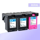 Картридж с чернилами 303XL, совместим с HP 303, Hp 303, HP Envy 6220, 6222, 6230, 6234, 6252, 6255, 7120, 7130, 7132, 7155