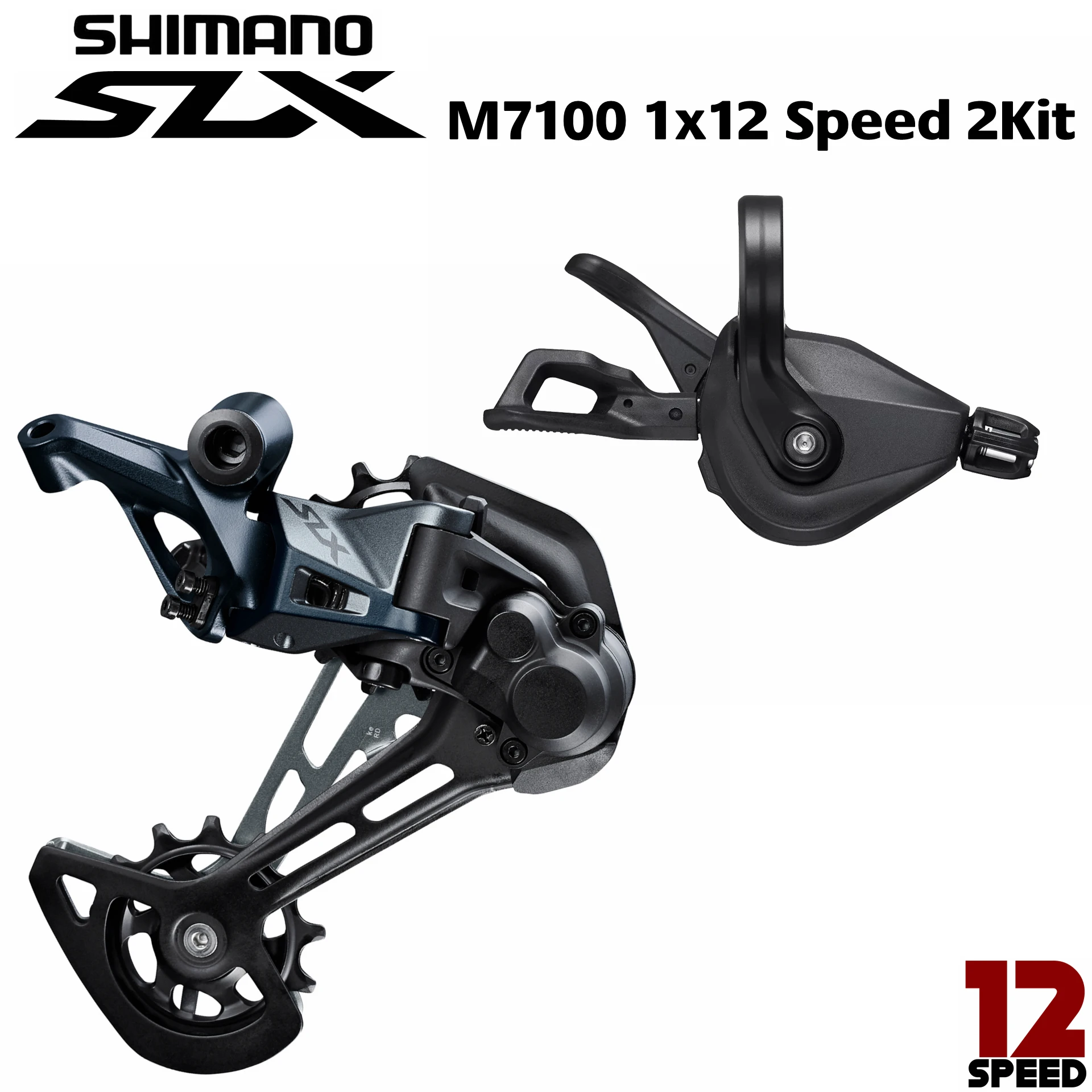 SLX M7100 Rapidfire Plus рычаг переключения передач правый/Shadow RD + задний переключатель
