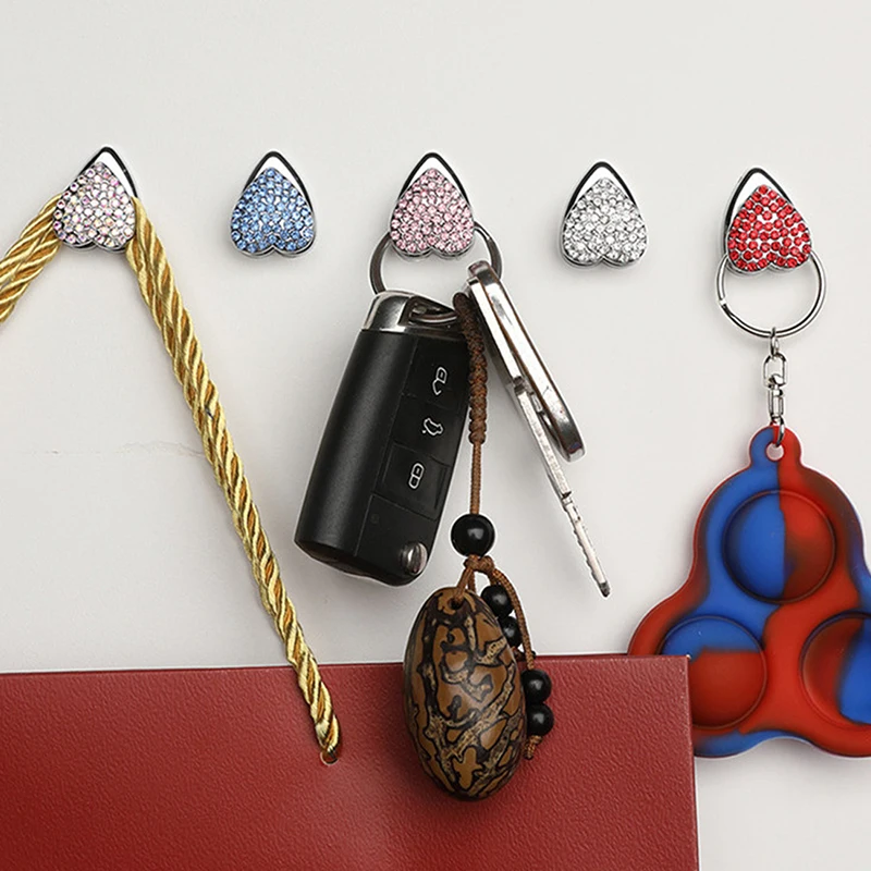 Миниатюрные автомобильные крючки Стразы для продуктов сумки двери Hangin высокое