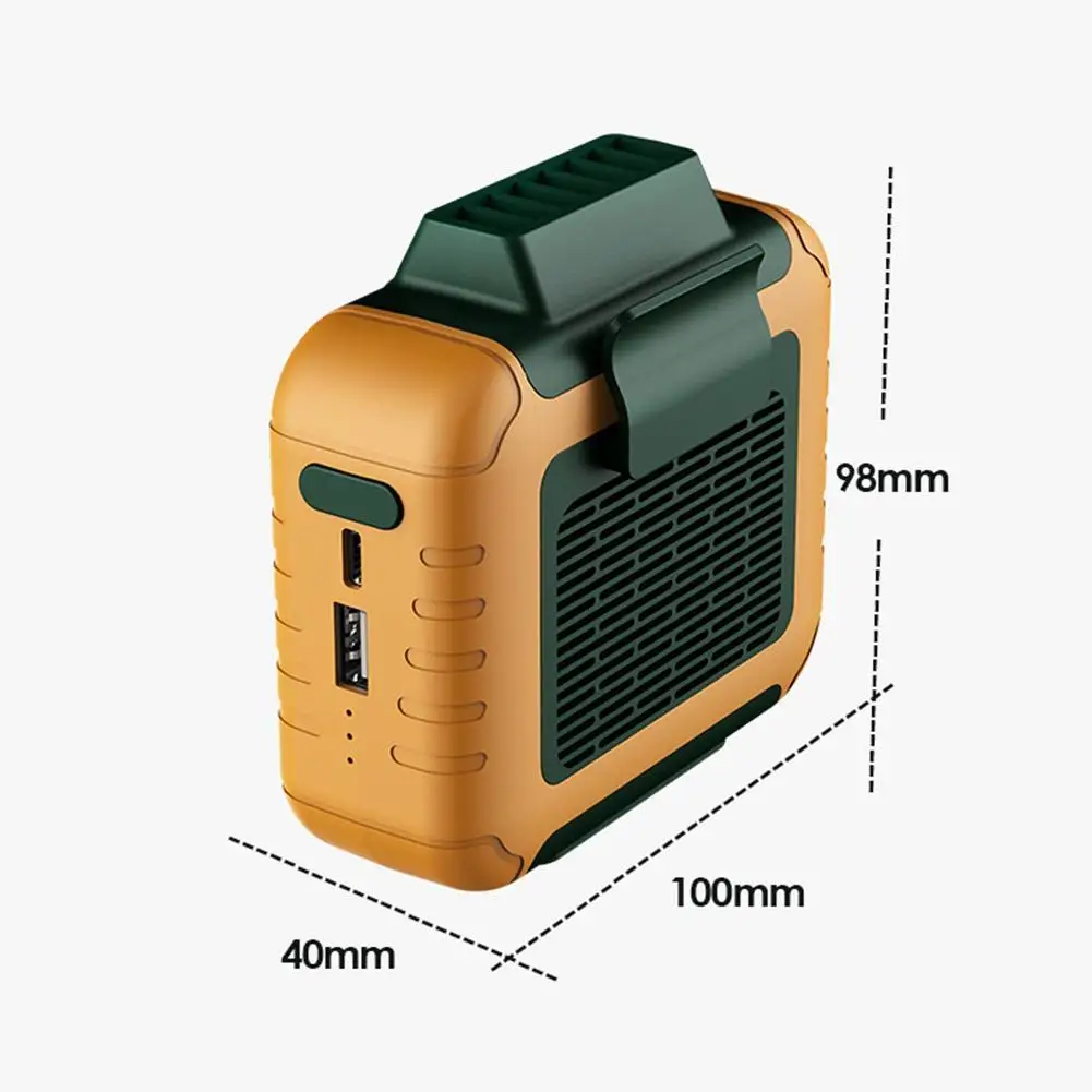 

Portable Waist Hanging Fan USB Charging Mute Small Fan Outdoor Fan Sports Handheld Fan Fan Mini Waist Electric Hanging R4R7