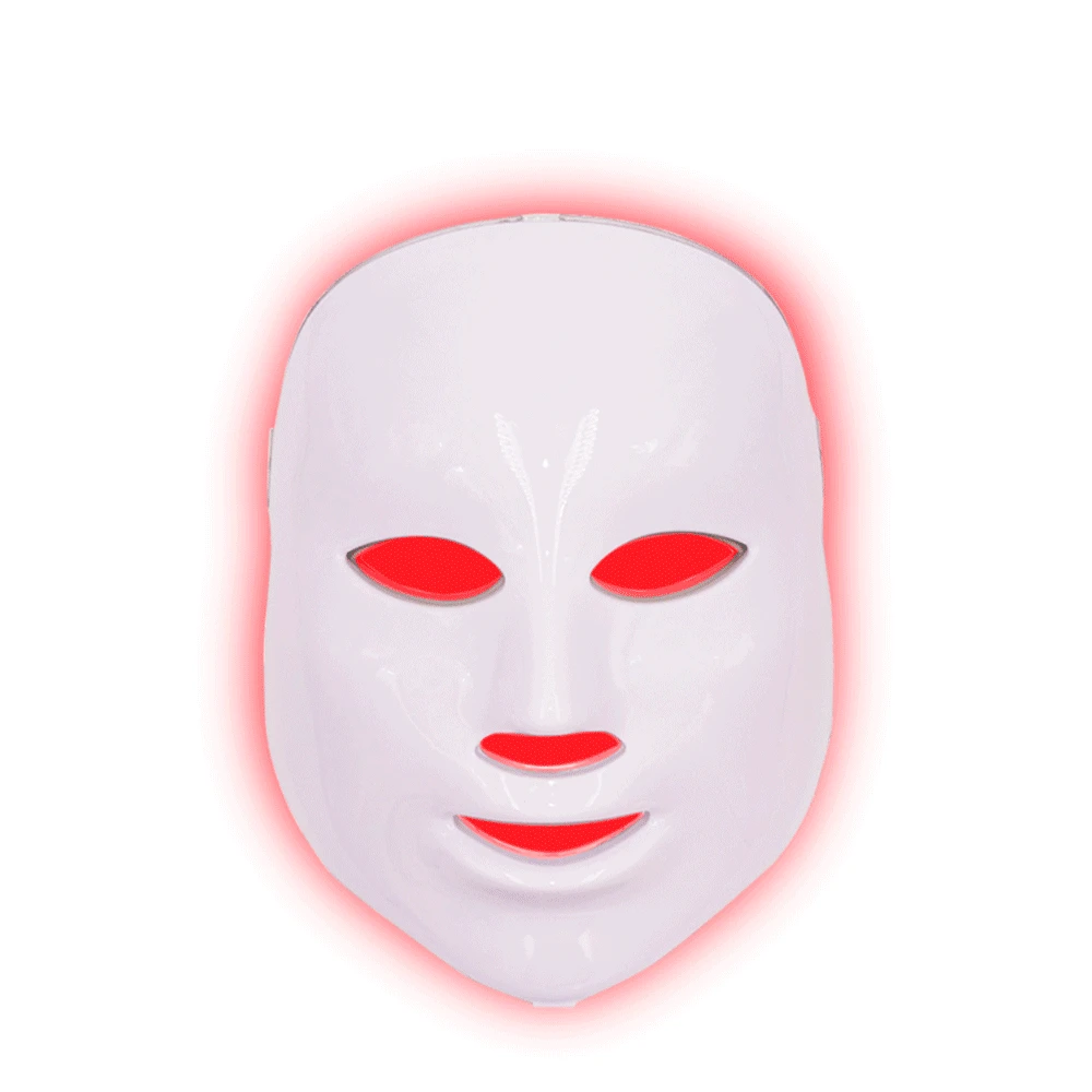 7 цветов светодиодный маска для лица красота омоложение кожи Фотон светильник