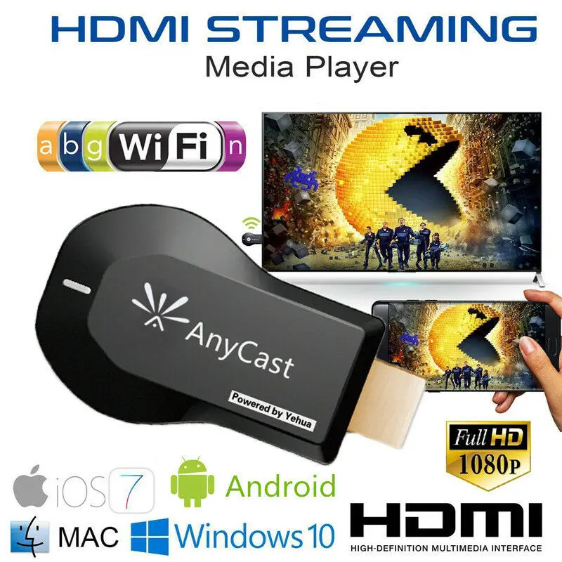 Wi Fi Dongle TV 1080p дисплей DLNA HDMI беспроводной приемник Miracast для Android Apple iPhone PK Google
