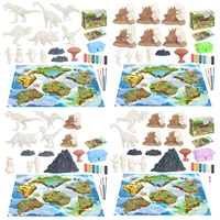 diy childrens dinosaur painting kits with play mat fidget toys educational kids toy for preschool education birthday gift