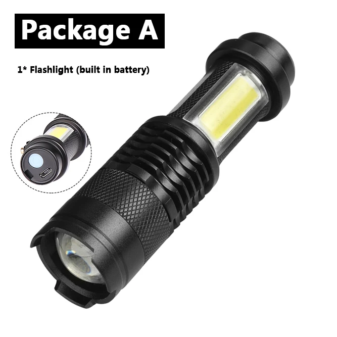 

Litwod USB перезаряжаемый фонарь XP-G Q5 8w
