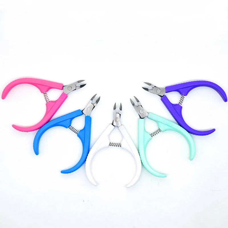 

1Pcs Nail Art Cuticle Nippers Cutter Pliers Dead Skin Remover Manicure Clipper Scissor Pedicure Fingernail Toenail Trimming Tool