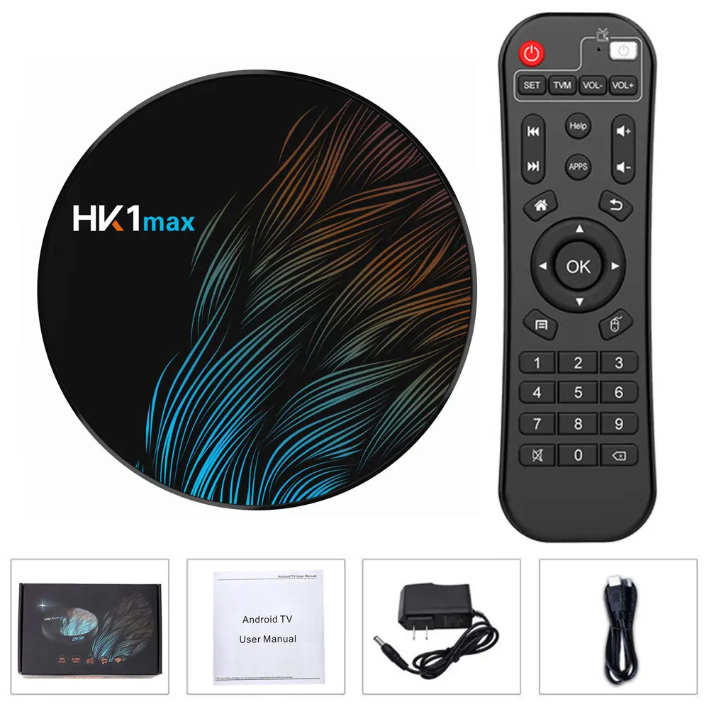 HK1 Max Smart tv Box Android 9 0 RK3318 4G 64G Rockchip 4K Wifi телеприставка медиаплеер 2GB16GB поддержка |