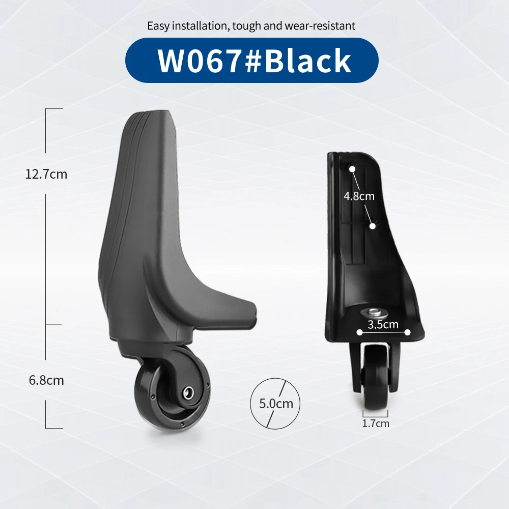 TANGYIPIN W067 Travel Luggage wheels trolley case universal replacement wheel repair accessories customization rubber caster