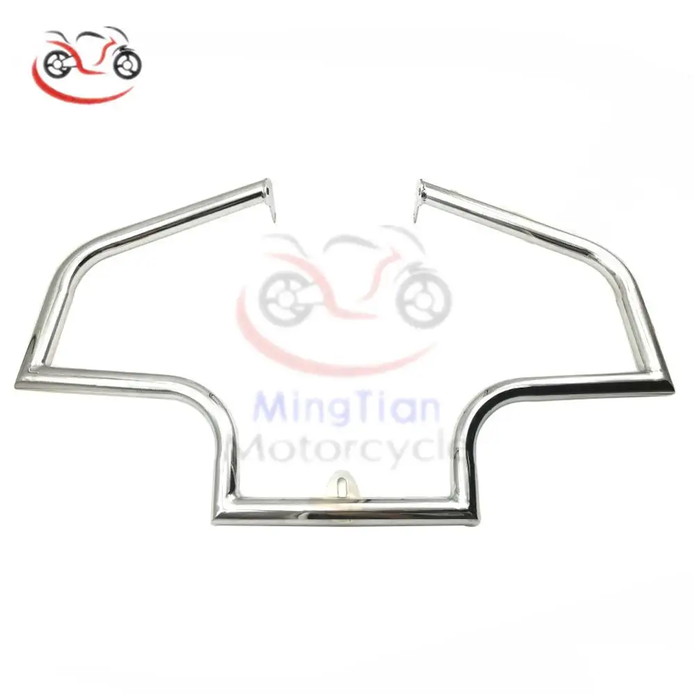 Для Harley Softail Deluxe FLSTN FLSTNI 2005 2006 хром защита двигателя Крушение Бар Бампер обтекатель кузова передняя Рамка протектор