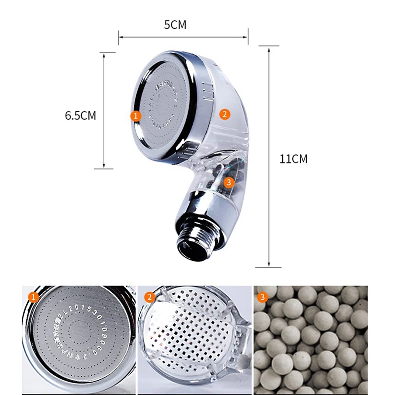 1 шт. смеситель с внешней душевой лейкой гибкая водосберегающая ручная Лейка для