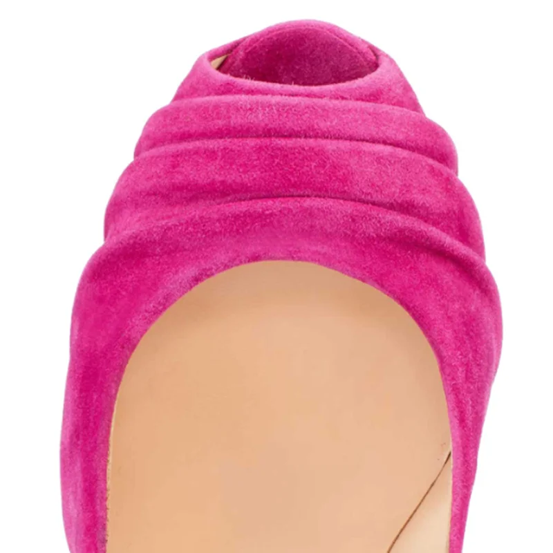 SHOFOO/обувь Красивая и модная женская обувь из замши Женская на высоком каблуке 14 5