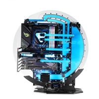 barrowch water cooling mod case star1 series limited edition round water cooled chassis gamer diy house fbces pa