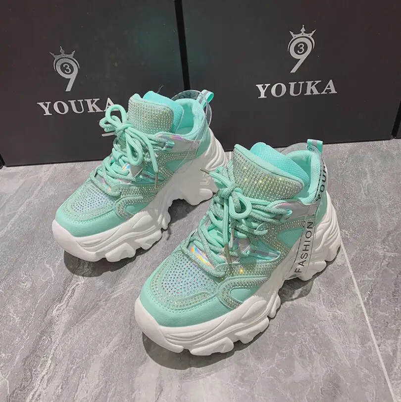 

Кроссовки женские массивные, 6 см, 2021